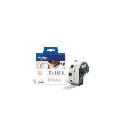 (DK11218) BROTHER ETIQUETAS PRECORTADAS CIRCULARES 24MM (1.000 ETIQUETAS)
