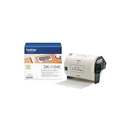 (DK11240) BROTHER ETIQUETAS PRECORTADAS DE TRANSFERENCIA TÉRMICAS 102X51MM (600 ETIQUETAS)