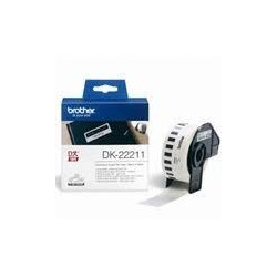 (DK22211) BROTHER CINTA CONTINUA DE PELÍCULA PLÁSTICA - BLANCO -  29MMX15