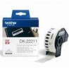 (DK22211) BROTHER CINTA CONTINUA DE PELÍCULA PLÁSTICA - BLANCO -  29MMX15