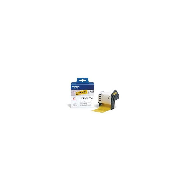(DK22606) BROTHER CINTA CONTINUA DE PELÍCULA PLASTICA - AMARILLO - 62MMX15 (DK22606) BROTHER CINTA CONTINUA DE PELÍCULA PLASTICA - AMARILLO - 62MMX15