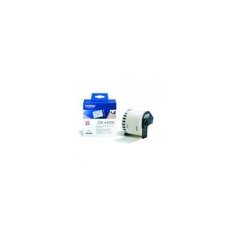 (DK44205) BROTHER CINTA CONTINUA DE PAPEL TÉRMICO REMOVIBLE - BLANCO - 62MMX30