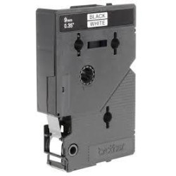 (TC291) BROTHER CINTA ROTULADORA LAMINADA TEXTO NEGRO SOBRE BLANCO DE 9MMX7