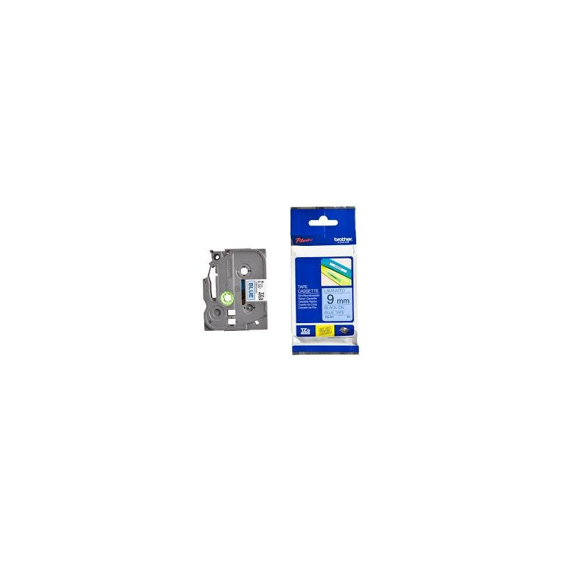 (TZE521) BROTHER CINTA ROTULADORA LAMINADA TEXTO NEGRO SOBRE AZUL - 9MMX8M (TZE521) BROTHER CINTA ROTULADORA LAMINADA TEXTO NEGRO SOBRE AZUL - 9MMX8M