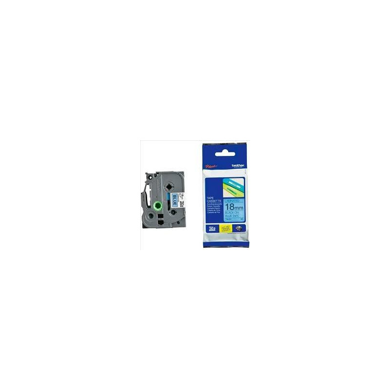 (TZE541) BROTHER CINTA ROTULADORA LAMINADA TEXTO NEGRO SOBRE AZUL - 18MMX8M (TZE541) BROTHER CINTA ROTULADORA LAMINADA TEXTO NEGRO SOBRE AZUL - 18MMX8M