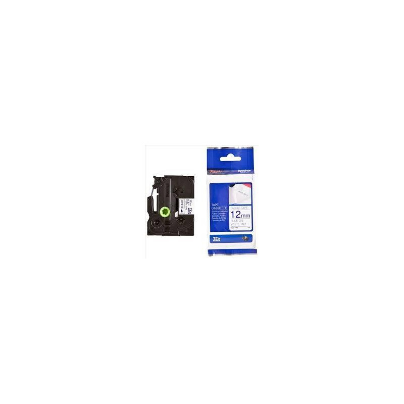 (TZEFA3) BROTHER CINTA ROTULADORA ESPECIAL TEXTIL TEXTO AZUL SOBRE BLANCO - 12MMX3M (TZEFA3) BROTHER CINTA ROTULADORA ESPECIAL TEXTIL TEXTO AZUL SOBRE BLANCO - 12MMX3M