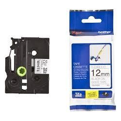 (TZEFX231) BROTHER CINTA ROTULADORA LAMINADA FLEXIBLE TEXTO NEGRO SOBRE BLANCO -12MMX8M