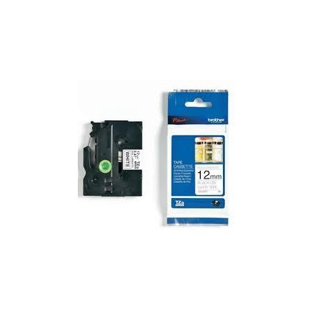 (TZEN231) BROTHER CINTA ROTULADORA NO LAMINADA TEXTO NEGRO SOBRE BLANCO - 12MMX8M