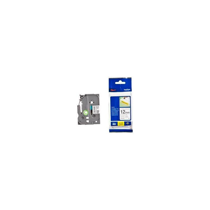 (TZES231) BROTHER CINTA ROTULADORA LAMINADA SUPER ADHESIVA TEXTO NEGRO SOBRE BLANCO - 12MMX8M (TZES231) BROTHER CINTA ROTULADORA LAMINADA SUPER ADHESIVA TEXTO NEGRO SOBRE BLANCO - 12MMX8M