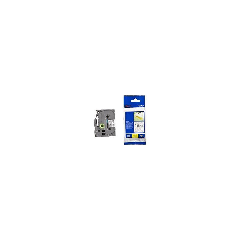 (TZES241) BROTHER CINTA ROTULADORA LAMINADA SUPER ADHESIVA TEXTO NEGRO SOBRE BLANCO - 18MMX8M (TZES241) BROTHER CINTA ROTULADORA LAMINADA SUPER ADHESIVA TEXTO NEGRO SOBRE BLANCO - 18MMX8M
