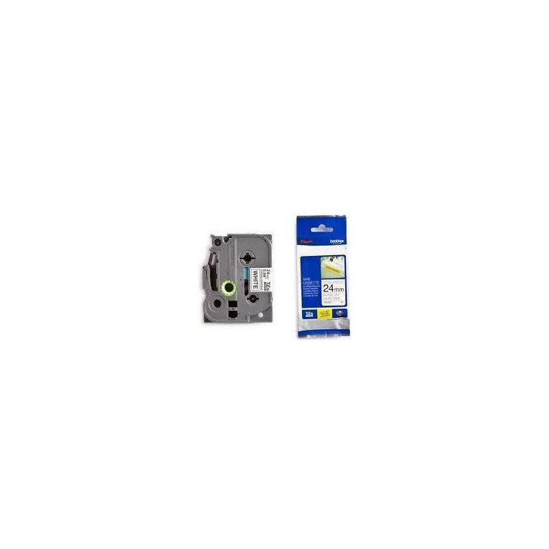 (TZES251) BROTHER CINTA ROTULADORA LAMINADA SUPER ADHESIVA TEXTO NEGRO SOBRE BLANCO - 24MMX8M (TZES251) BROTHER CINTA ROTULADORA LAMINADA SUPER ADHESIVA TEXTO NEGRO SOBRE BLANCO - 24MMX8M