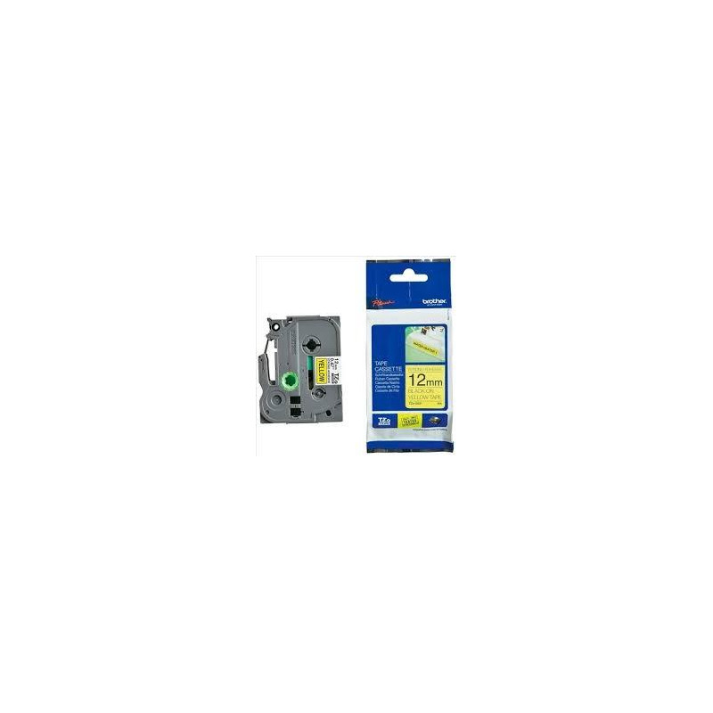 (TZES631) BROTHER CINTA ROTULADORA LAMINADA SUPER ADHESIVA TEXTO NEGRO SOBRE AMARILLO - 12MMX8M (TZES631) BROTHER CINTA ROTULADORA LAMINADA SUPER ADHESIVA TEXTO NEGRO SOBRE AMARILLO - 12MMX8M