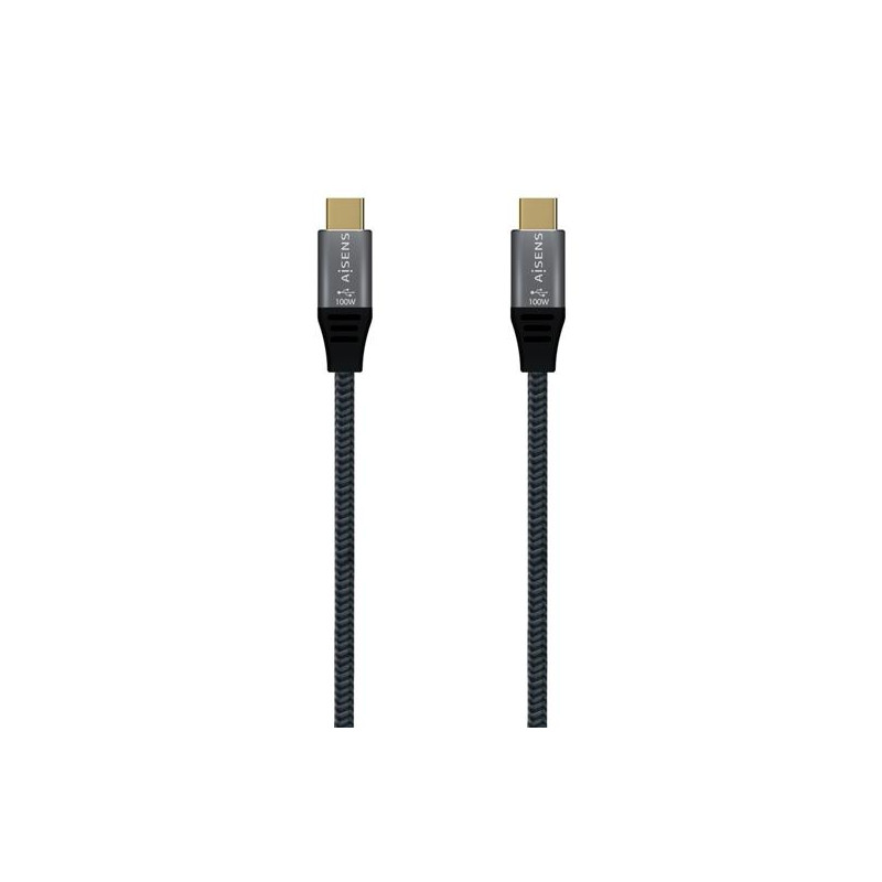 (A107-0634) AISENS CABLE USB 3.1 GEN2X2 20GBPS 5A TIPO USB-C-USB-C/M GRIS 2M (A107-0634) AISENS CABLE USB 3.1 GEN2X2 20GBPS 5A TIPO USB-C-USB-C/M GRIS 2M