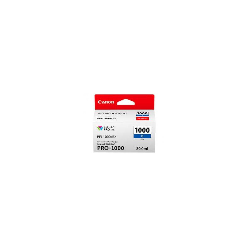 (0555C001) CANON TINTA AZUL IMAGEPROGRAF PRO 1000 - PFI 1000B (0555C001) CANON TINTA AZUL IMAGEPROGRAF PRO 1000 - PFI 1000B