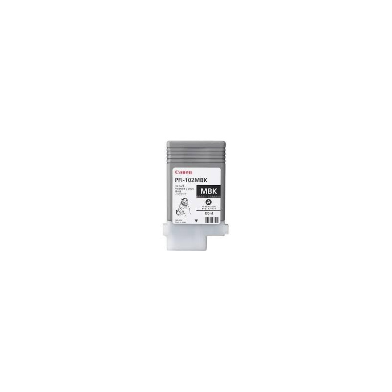 (0894B001AA) CANON TINTA NEGRO MATE LP 17/24 - IPF 500/600/700/710/610/605/720/755 - PFI 102 MBK (0894B001AA) CANON TINTA NEGRO MATE LP 17/24 - IPF 500/600/700/710/610/605/720/755 - PFI 102 MBK