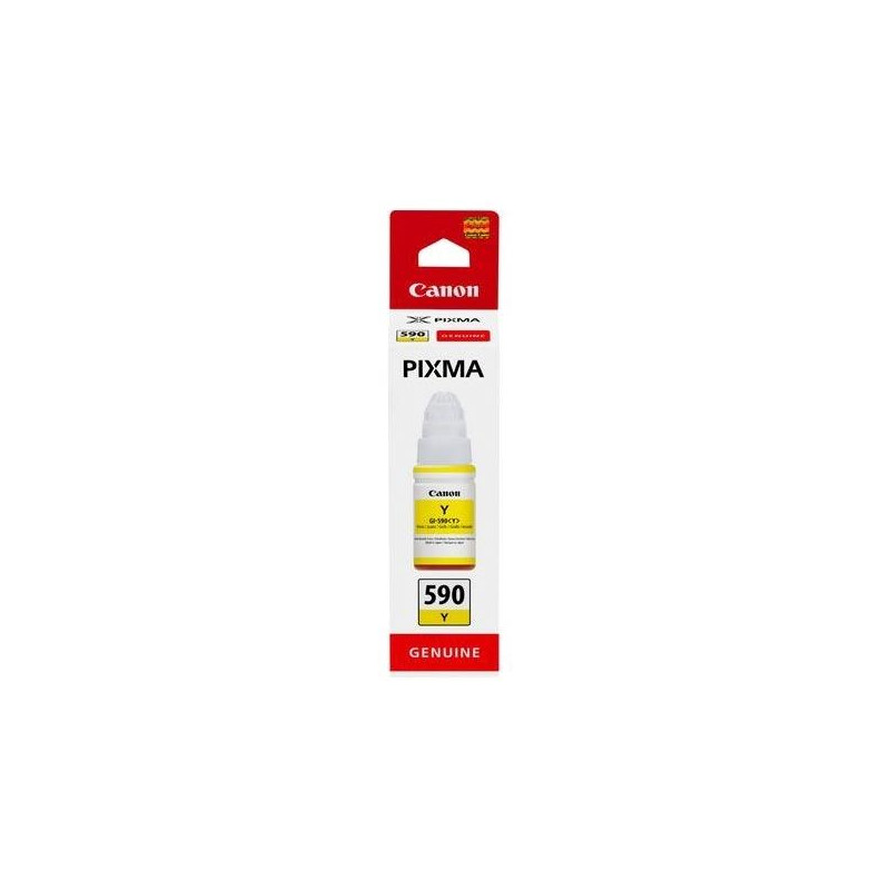(1606C001) CANON BOTE TINTA AMARILLO PIXMA G 1500/1501/1510/2500/2501/2510/3500/3501/4410/4500/4511 - GI 590Y (1606C001) CANON BOTE TINTA AMARILLO PIXMA G 1500/1501/1510/2500/2501/2510/3500/3501/4410/4500/4511 - GI 590Y