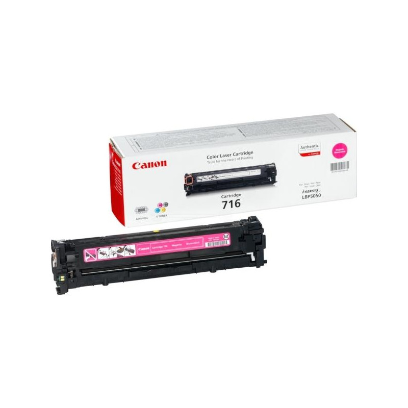 (1978B002AA) CANON TONER MAGENTA LBP 5050/5050N - MF 8030/8050 - CN 800CW - CRG 716M (1978B002AA) CANON TONER MAGENTA LBP 5050/5050N - MF 8030/8050 - CN 800CW - CRG 716M