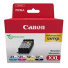 (1998C007) CANON TINTA ECOPACK BK +C/M/Y - PIXMA TS 6251/6350/6351/705/8252/8350/8351/8352/9550/9551- CLI 581XXL