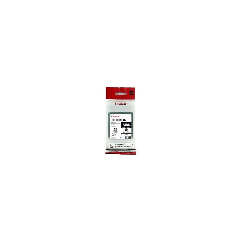 (2211B001AA) CANON TINTA NEGRO MATE IPF 5100/6100 - PFI 103MBK (2211B001AA) CANON TINTA NEGRO MATE IPF 5100/6100 - PFI 103MBK