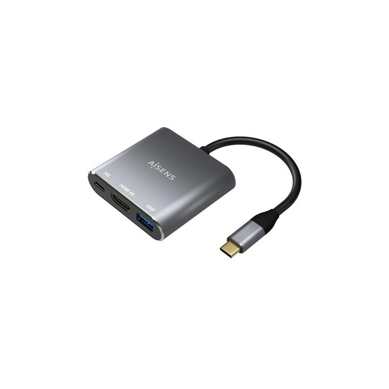 (A109-0669) AISENS CONVERSOR USB-C A HDMI/USB-C/TIPO A USB 3.0 (A109-0669) AISENS CONVERSOR USB-C A HDMI/USB-C/TIPO A USB 3.0