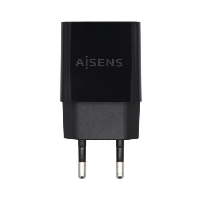 (A110-0527) AISENS CARGADOR USB 10W ALTA EFICIENCIA 5V/2A NEGRO (A110-0527) AISENS CARGADOR USB 10W ALTA EFICIENCIA 5V/2A NEGRO