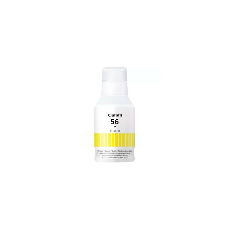 (4432C001) CANON BOTE TINTA AMARILLO MAXIFY GX 5050/6050/7050 - GI 56Y (4432C001) CANON BOTE TINTA AMARILLO MAXIFY GX 5050/6050/7050 - GI 56Y
