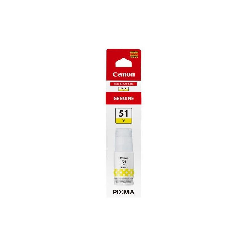 (4548C001) CANON BOTE TINTA AMARILLO PIXMA G 1520/2520/3520/3560 - GI 51Y (4548C001) CANON BOTE TINTA AMARILLO PIXMA G 1520/2520/3520/3560 - GI 51Y