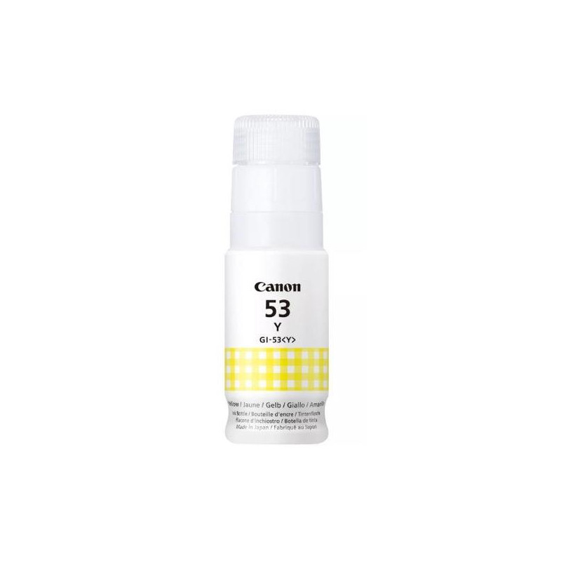 (4690C001) CANON BOTE TINTA AMARILLO PIXMA G 650/550 - GI 53Y (4690C001) CANON BOTE TINTA AMARILLO PIXMA G 650/550 - GI 53Y