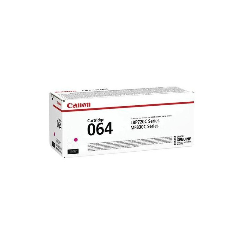 (4933C001) CANON TONER MAGENTA I-SENSYS LBP 720C SERIES - MF 830C SERIES - 064M (4933C001) CANON TONER MAGENTA I-SENSYS LBP 720C SERIES - MF 830C SERIES - 064M