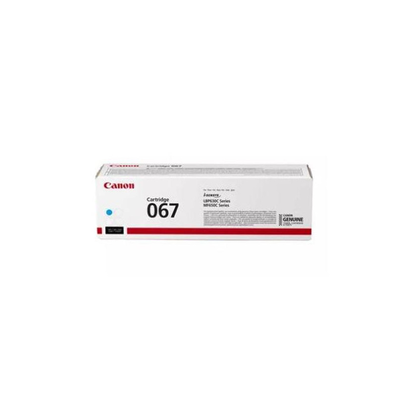 (5101C002) CANON TONER CIAN I-SENSYS LBP 630C SERIES - MF 650C SERIES - 067C (5101C002) CANON TONER CIAN I-SENSYS LBP 630C SERIES - MF 650C SERIES - 067C