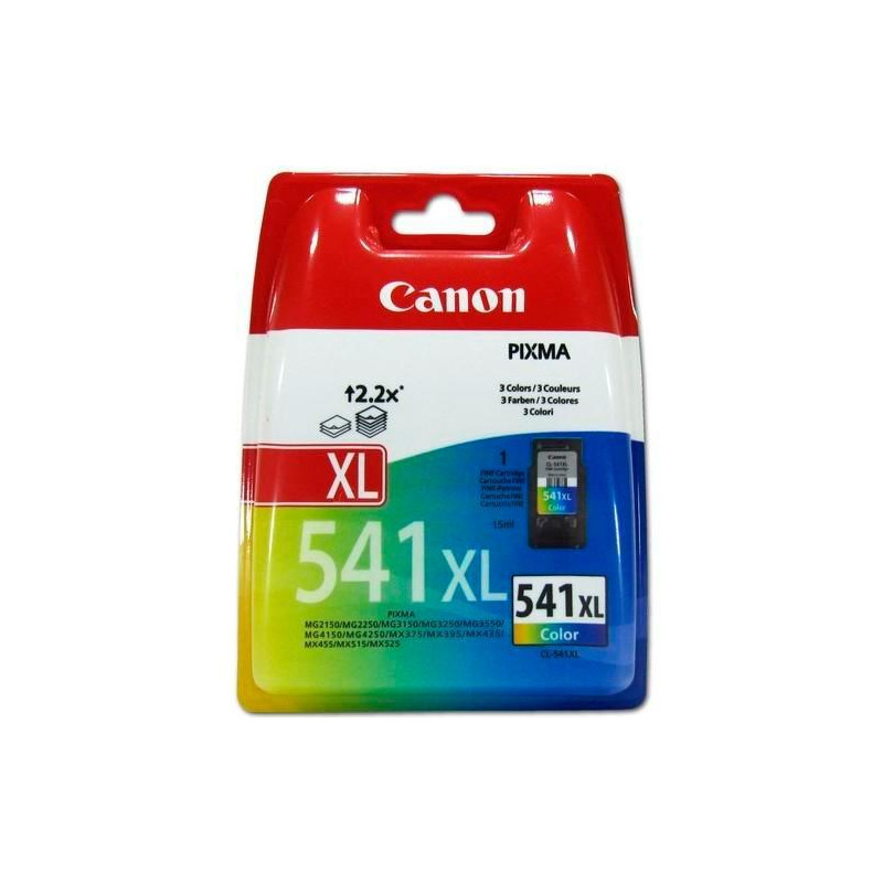 (5226B001) CANON TINTA TRICOLOR PIXMA MG 2150/3150 (BLISTER + ALARMA) - CL 541XL (5226B001) CANON TINTA TRICOLOR PIXMA MG 2150/3150 (BLISTER + ALARMA) - CL 541XL