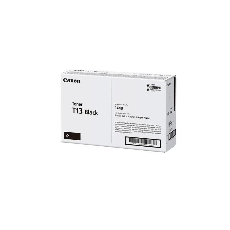(5640C006) CANON TONER NEGRO I-SENSYS X 1400/1440P/1440PR/1440/1440I/1440IF - IMAGECLASS X MF 1440 - T13 (5640C006) CANON TONER NEGRO I-SENSYS X 1400/1440P/1440PR/1440/1440I/1440IF - IMAGECLASS X MF 1440 - T13