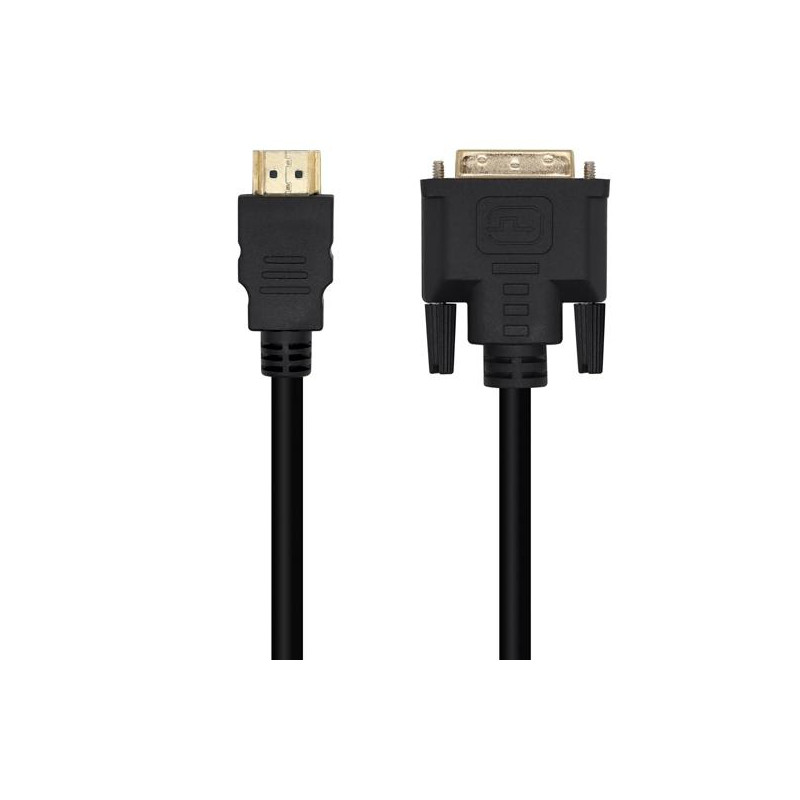(A117-0090) AISENS CABLE DVI A HDMI DVI18+1/M - HDMI A/M NEGRO 1 (A117-0090) AISENS CABLE DVI A HDMI DVI18+1/M - HDMI A/M NEGRO 1