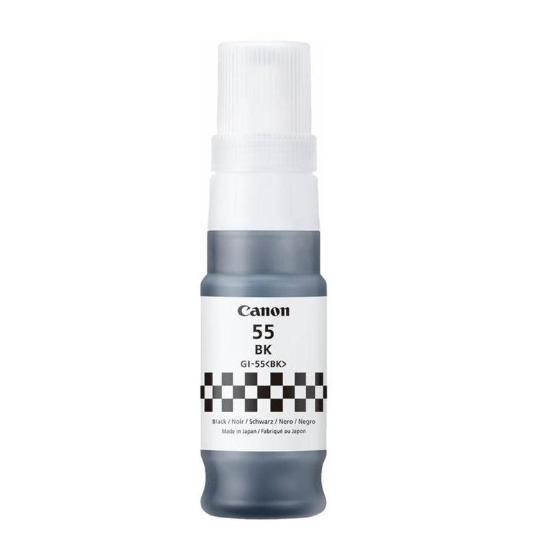 (6292C001) CANON BOTE TINTA NEGRO PIXMA MAXIFY GX 1050/2050 - GI 55BK (6292C001) CANON BOTE TINTA NEGRO PIXMA MAXIFY GX 1050/2050 - GI 55BK