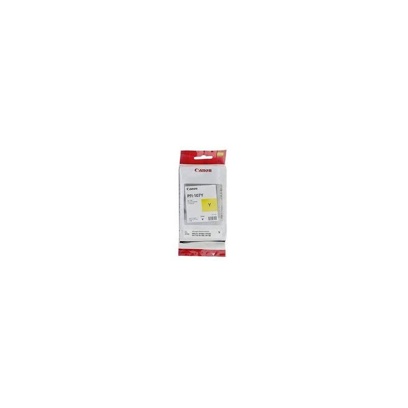 (6708B001AA) CANON TINTA AMARILLO IPF 670/680/770 - PFI 107Y (6708B001AA) CANON TINTA AMARILLO IPF 670/680/770 - PFI 107Y