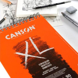(C200787103) CANSON BLOC DIBUJO XL ESBOSO 20H A4 BLANCO NATURAL