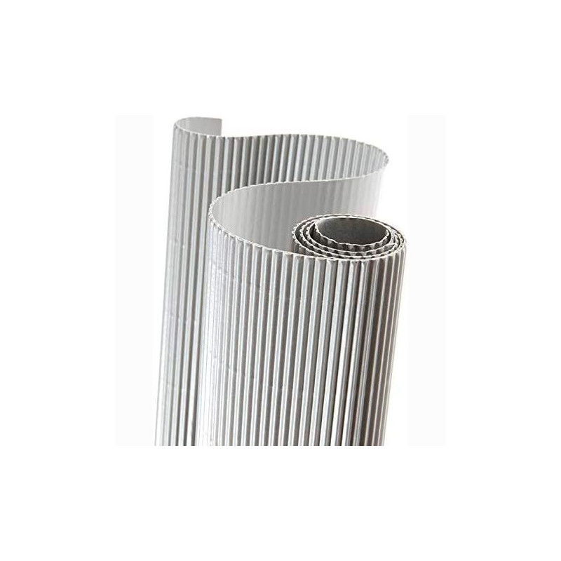 (C200992653) CANSON ROLLO DE CARTÓN ONDULADO 300GR 50X70 CM PLATA -10U- (C200992653) CANSON ROLLO DE CARTÓN ONDULADO 300GR 50X70 CM PLATA -10U-
