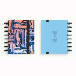 (66035003) CARCHIVO AGENDA MY PLANNER INGENIOX ESPIRAL A5 240H C/SEPARADORES EXTRAÍBLES 100GR TAPAS PP CIERRE C/GOMA CORAL