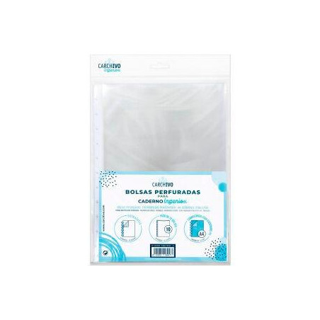 (66154501) CARCHIVO FUNDAS INGENIOX A4 EXTRAÍBLES PP CRISTAL REFORZADO -PACK 5U-