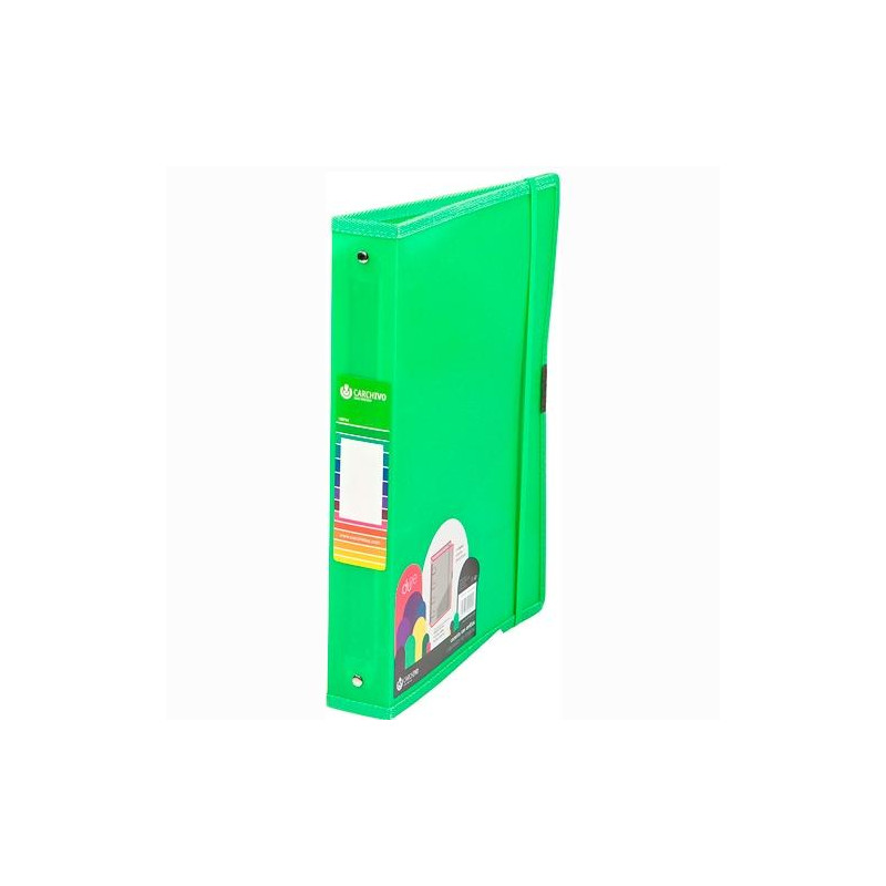 (12371451) CARCHIVO CARPETA ANILLAS 4 X 40MM A4+ C/GOMA PP DUNE VERDE (12371451) CARCHIVO CARPETA ANILLAS 4 X 40MM A4+ C/GOMA PP DUNE VERDE