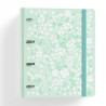 (12457442) CARCHIVO CARPETA ANILLAS MIXTAS 4 X 35MM CARPEBLOCK 360 C/RECAMBIO 100H A4 4X4 C/GOMA PP PRINT RÍGIDO VERDE