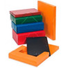 (370BM32) CARCHIVO CARPETA DE PROYECTOS 12CM MONTADA CARTÓN COMPACTO PINTADO BRILLO CON GOMAS FOLIO ROJO