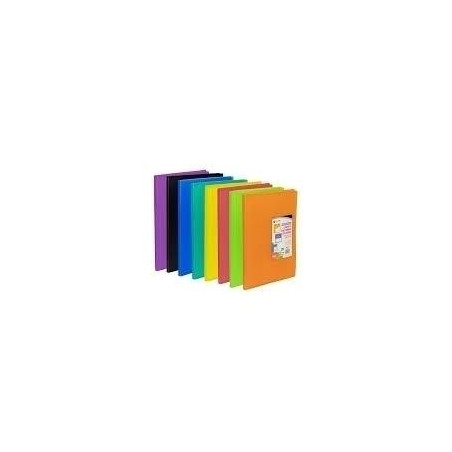 (50315006) CARCHIVO CARPETA CARCHIPLÁS-BOOK DE POLIPROPILENO TRASLÚCIDOS CON 50 FUNDAS SOLDADAS FOLIO NEGRO