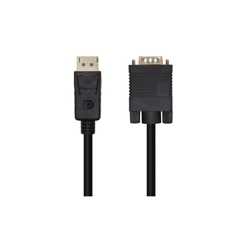 (A125-0365) AISENS CABLE CONVERSOR DISPLAYPORT A VGA DP/M - VGA/M NEGRO 2 (A125-0365) AISENS CABLE CONVERSOR DISPLAYPORT A VGA DP/M - VGA/M NEGRO 2