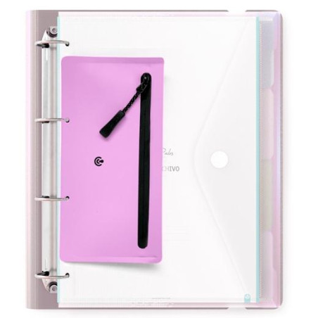(46010162) CARCHIVO ESTUCHE SLIM CASE PARA CARPEBLOCK 360 VIOLETA