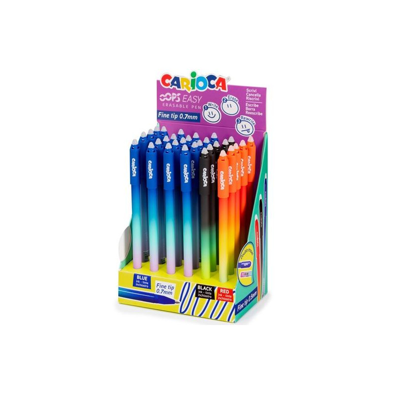 (41046) CARIOCA BOLÍGRAFO TINTA BORRABLE OPPS EASY 0 (41046) CARIOCA BOLÍGRAFO TINTA BORRABLE OPPS EASY 0