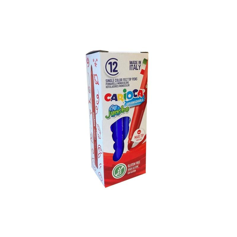 (4013002) CARIOCA ROTULADOR JUMBO PUNTA MAXI AZUL CAJA 12 UD (4013002) CARIOCA ROTULADOR JUMBO PUNTA MAXI AZUL CAJA 12 UD