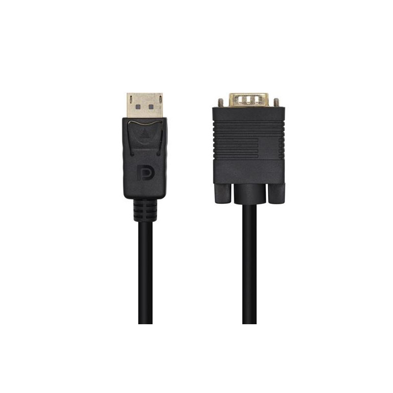 (A125-0552) AISENS CABLE CONVERSOR DISPLAYPORT A VGA DP/M - VGA/M NEGRO 1 (A125-0552) AISENS CABLE CONVERSOR DISPLAYPORT A VGA DP/M - VGA/M NEGRO 1