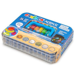 (45288) CARIOCA ROTULADOR ACRÍLICO PAINT MARKER C/SURTIDOS CAJA ESPECIAL 24 UD