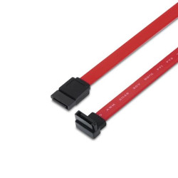 (A130-0155) AISENS CABLE SATA III DATOS 6G DATOS ACODADO ROJO 0